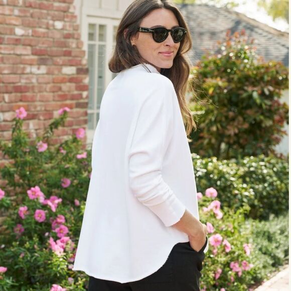 Frank and Eileen EFFIE
Long-Sleeve Funnel Neck Capelet - Picture 2 of 10